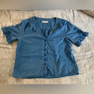 Madewell chambray top